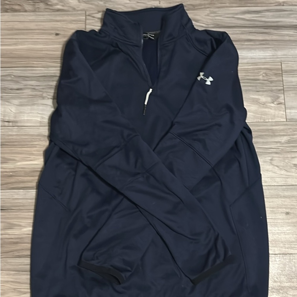 Under Armour Navy Half-Zip Performance Jacket
